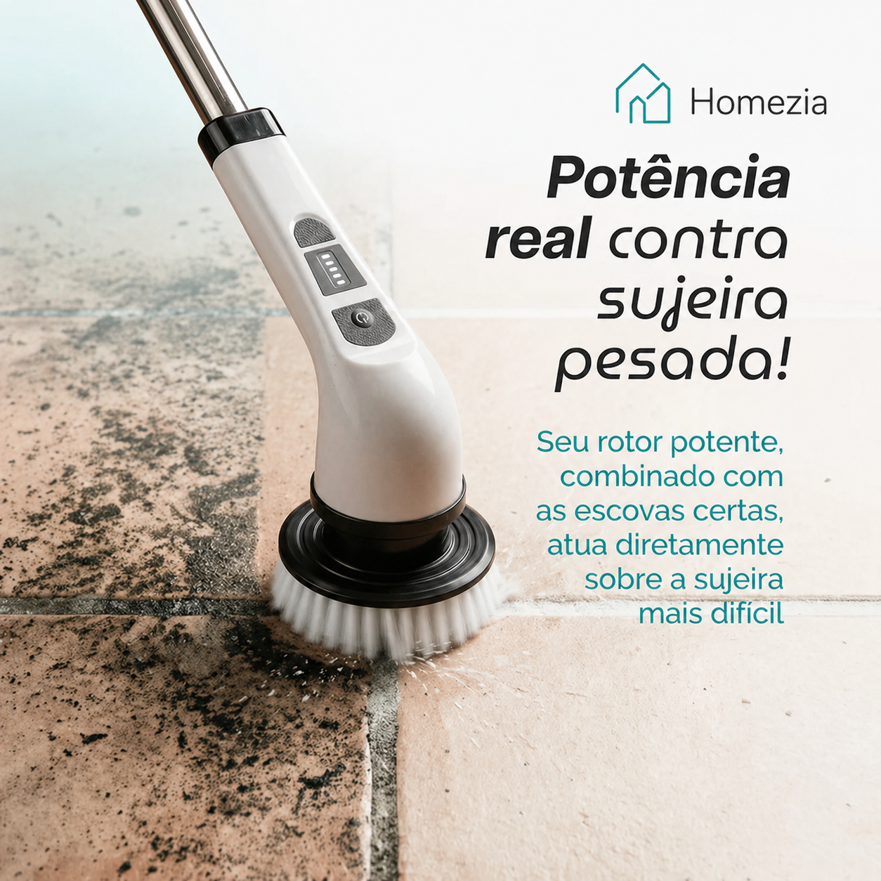 Turbo Clean - Escova Elétrica 9 em 1 - 20 Unidades Disponíveis